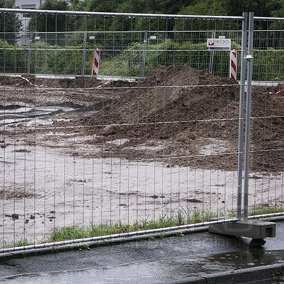 bauzaun baustelle mosbach hassmersheim becks absperrtechnik